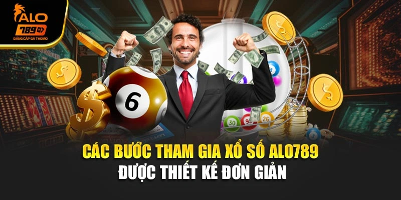 Các bước tham gia xổ số Alo789 được thiết kế đơn giản